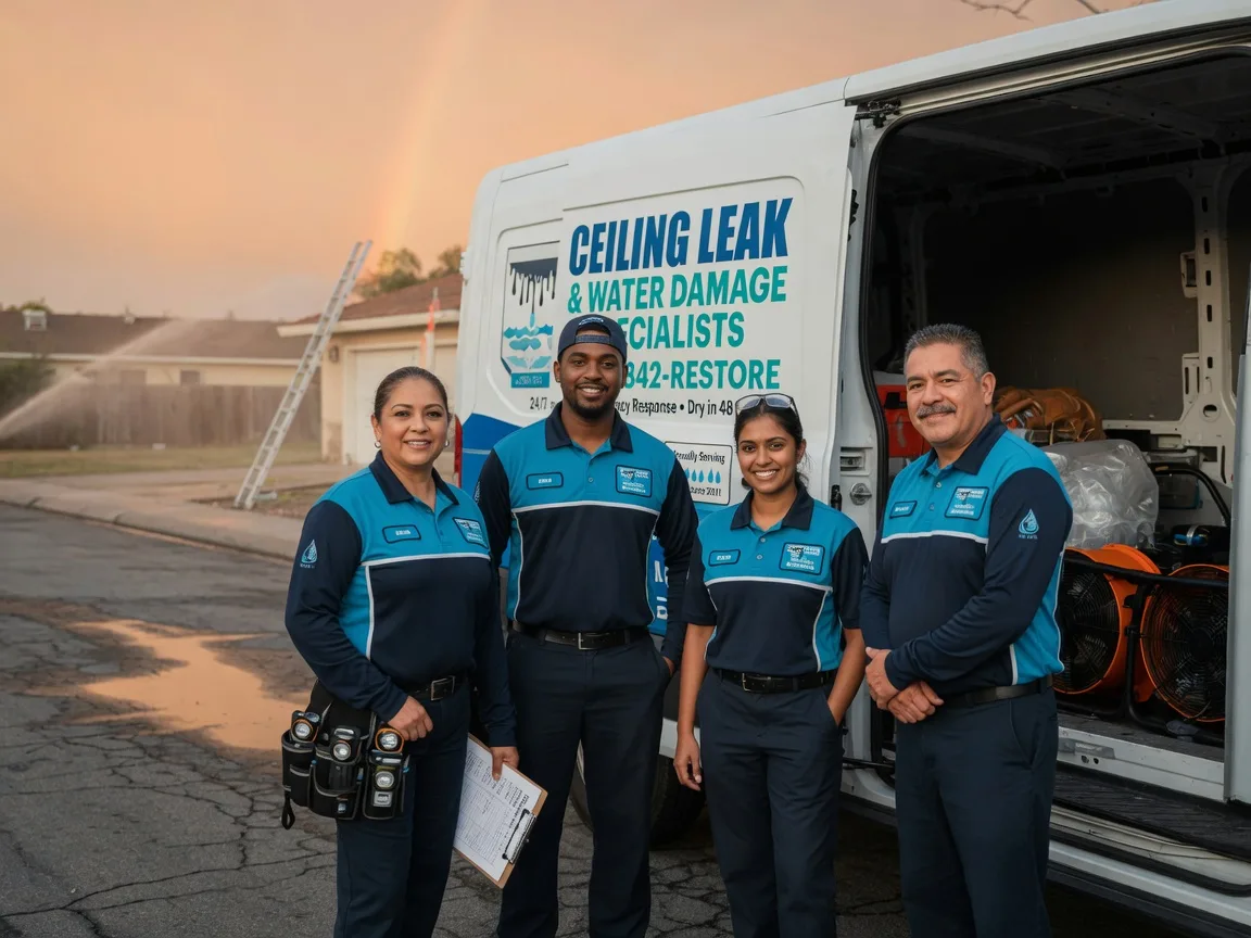 Ceiling Leak Cleanup company in New England, ND