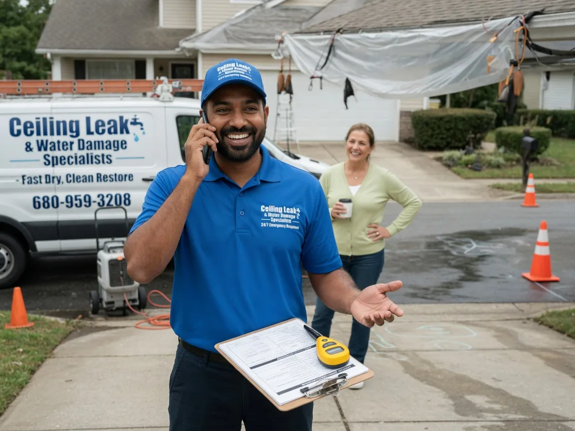Ceiling Leak Cleanup New England, ND FAQs